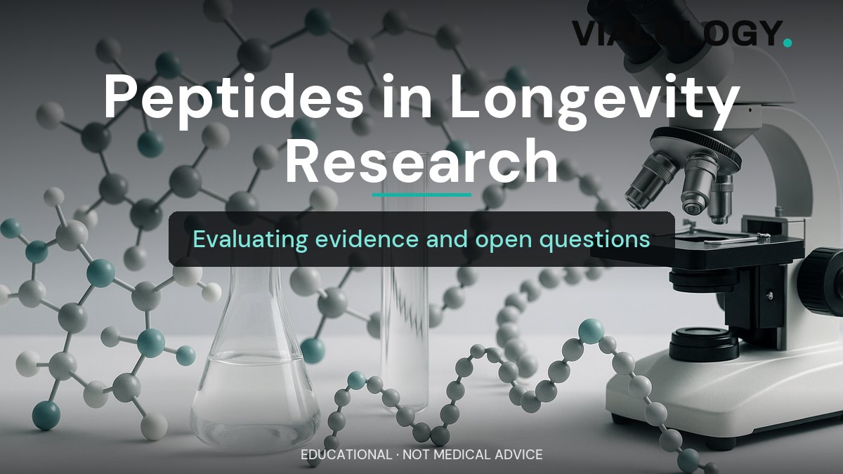 Peptides for Longevity: Hype, Hope, and Evidence