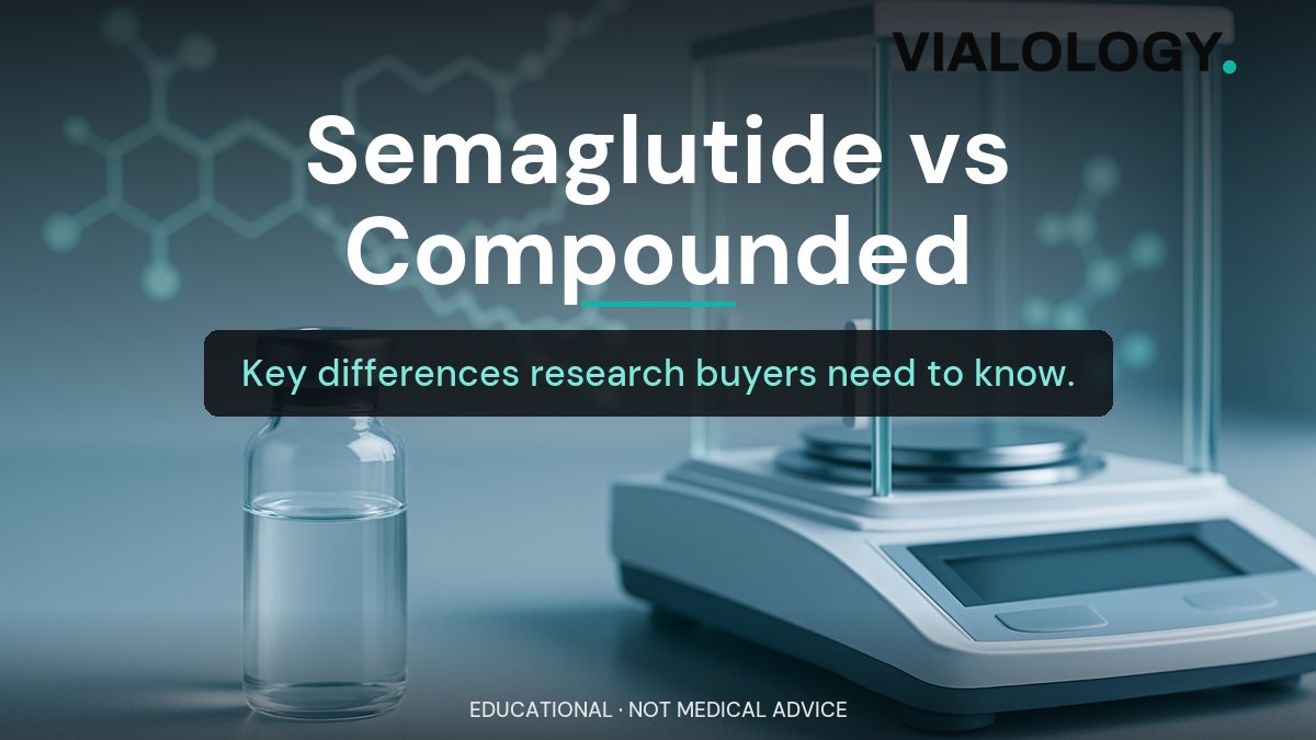Semaglutide vs Compounded Semaglutide: What Research Buyers Should Know