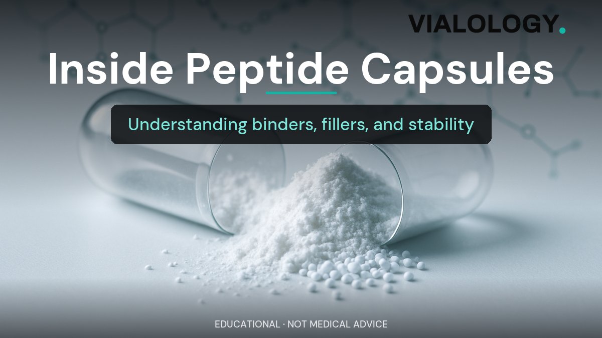 Excipients in Peptide Capsules: What’s Actually in the Capsule Besides the Peptide