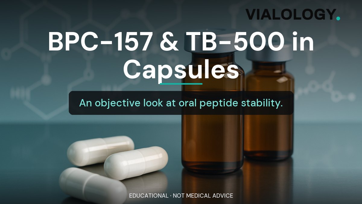 Performance Peptide Capsules: What Research Supports BPC-157 and TB-500 in Oral Form