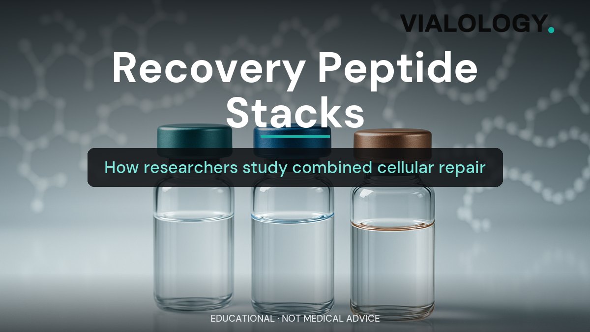 Recovery Peptide Stacks: When Researchers Combine BPC-157, TB-500 and GHK-Cu