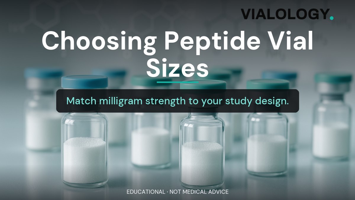 A Buyer’s Guide to Peptide Vial Sizes: Matching mg Strength to Your Study’s Dose Range