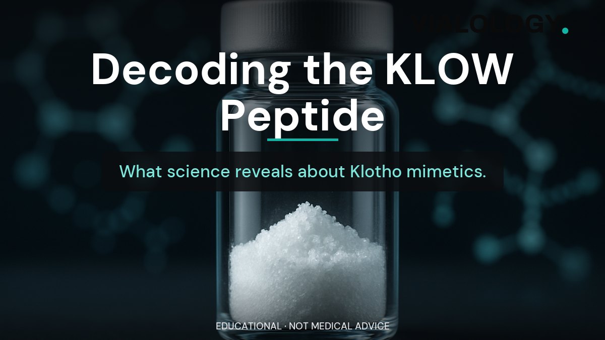 KLOW Peptide: What Research Says About Klotho-Derived Compounds