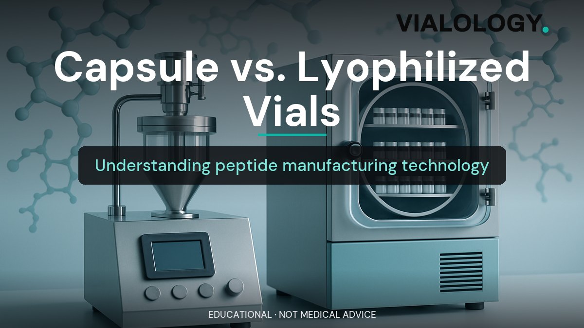 Peptide Capsule Manufacturing: How Encapsulation Differs From Vial Lyophilization