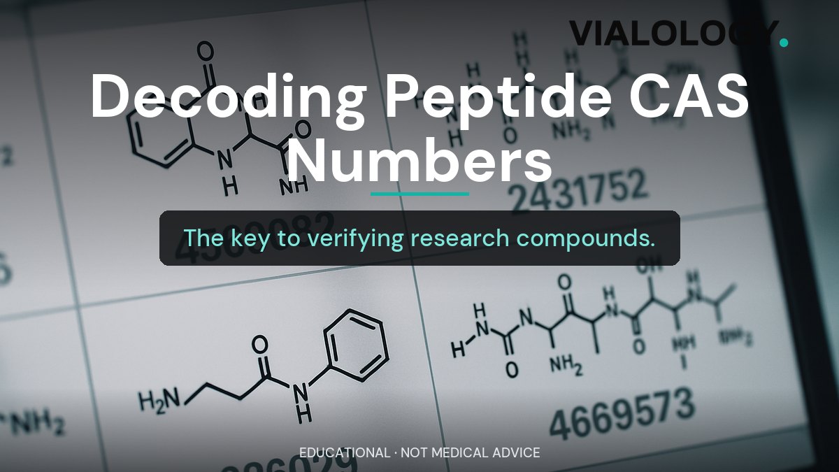 Peptide CAS Numbers Explained: Why They Matter for Research Verification