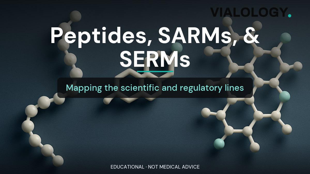 Understanding Peptides vs SARMs vs SERMs: Where the Category Lines Are