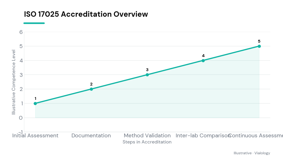 Steps in achieving ISO 17025 accreditation